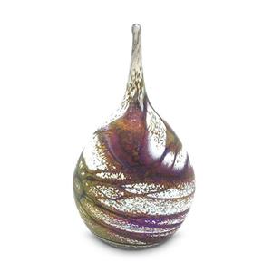 Eeuwige Roos Druppel urn Terra brique- paars- en goudwitte kleurtinten (60ml)