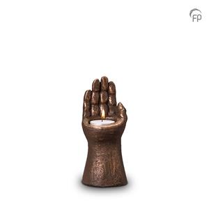 Geert Kunen design urnen Urn Handje met waxine door Geert Kunen (100ml)