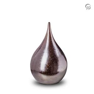 Funeral Products Druppel keramiek urn voor buitenshuis: Metallic (1300ml)