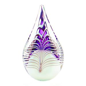Eeuwige Roos Druppel urn 23cm: Big Purple (200ml)