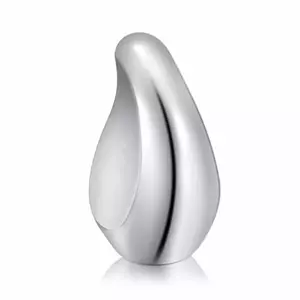 Gedenkartikelen Mini urn Traan in zilverkleur (75ml)