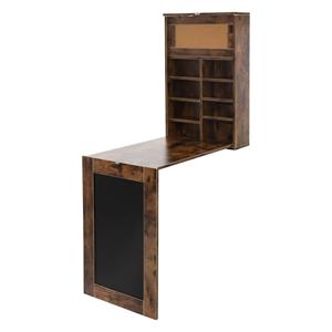 ML-Design Wandbureau met schoolbord Annet inklapbaar | 