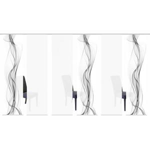 HOME WOHNIDEEN Schiebegardine "6ER SET HAZE", (6 St.), HxB: 245x60, Schiebevorhang 6er Set Digitaldruck