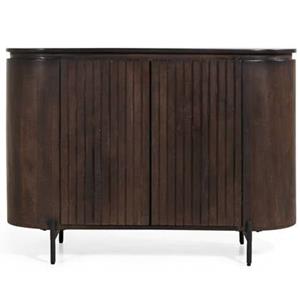 By fonQ Grand Dressoir Donkerbruin Mangohout - B 115 cm
