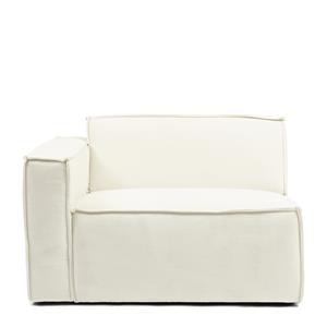 Rivièra Maison Modulaire Bank Hoek Links The Jagger, Sparkling White, Copperfield Weave