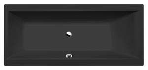 Polysan Cleo ligbad 160x70x48cm zwart mat