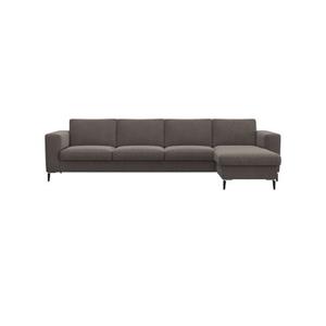 FLEXLUX Wohnlandschaft "Fiore", breite Armlehnen, Kaltschaum, Füße Alu