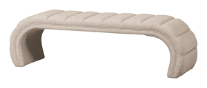 BePureHome Eetkamerbank Traffic Geweven, 160cm - Naturel