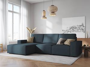Milo Casa 3.5-zitshoekbank Carlo links ribstof | 
