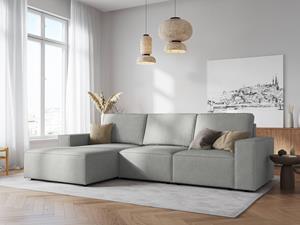 Milo Casa 3.5-zitshoekbank Carlo links ribstof | 