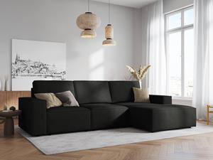 Milo Casa 3.5-zitshoekbank Carlo rechts ribstof | 