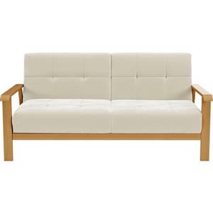 sit&more 2,5-Sitzer "Billund", Armlehnen aus Buchenholz in natur, verschiedene Bezüge und Farben