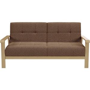sit&more 2,5-Sitzer "Billund", Armlehnen aus Buchenholz in natur, verschiedene Bezüge und Farben