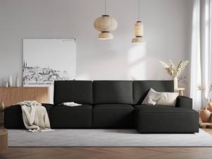 Milo Casa 4.5-zitshoekbank Carlo rechts ribstof | 