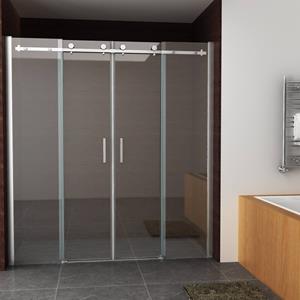 Boss & Wessing BWS Nisdeur Schuifbaar 4-Delig 180x200 cm 8 mm Nano Coating 