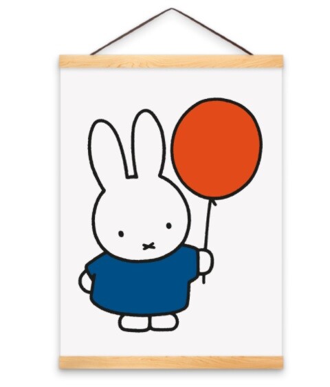 MTDay Poster A3 Nijntje ballon wit inclusief postenhanger