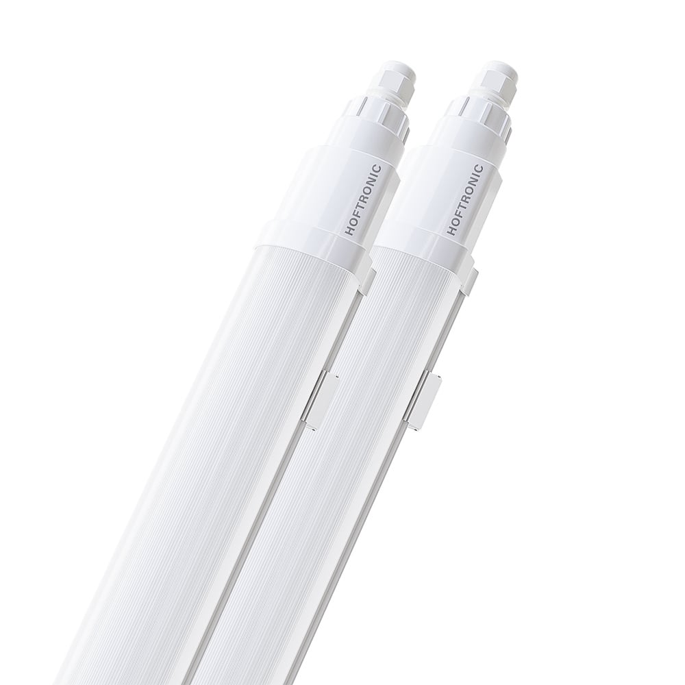 HOFTRONIC™ Q-Series - Set van 2 LED TL armaturen 120cm - IP65 Waterdicht - 36 Watt 4320 Lumen vervangt 144 Watt - 120lm/W - 4000K neutraal wit licht - gereedschapsloos Koppelbaar - IK08 - Tri-pr
