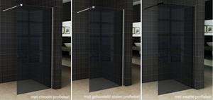 Sanifun Wiesbaden Slim glasplaat rookglas 1100x2000 8mm nano.