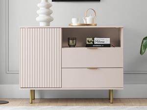 Mobistoxx Dressoir NUMEA 1 deur 2 lades zwart