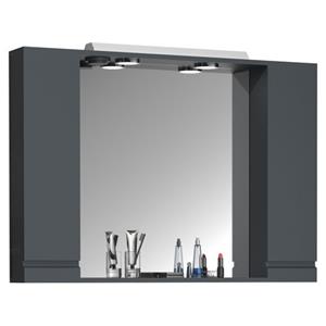 VCM Spiegelschrank Spiegelschrank Bad Spiegel Beleuchtung Silora XL (1-St)