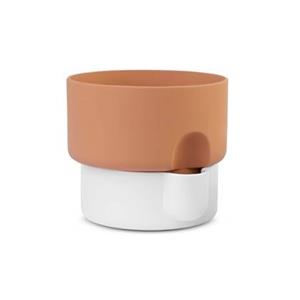 Northern Oasis plantenbak small Ã15 wit|terracotta