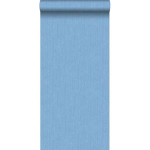 ESTAhome Behang Denim Structuur Blauw - 53 Cm X 10,05 M - 148605