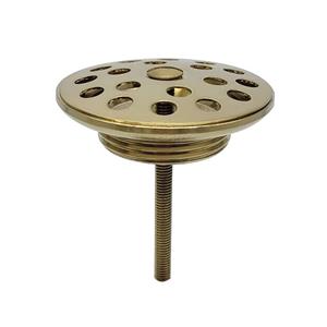 Mueller Luxe messing plug 5/4 geborsteld messing rooster