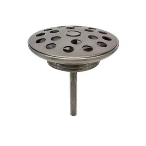 Mueller Luxe messing plug 5/4 geborsteld staal rooster