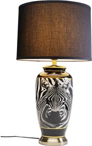 Tafellamp Zebra Face 71cm