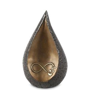 Gedenkartikelen Traan urn in brons Infinity (3300ml)