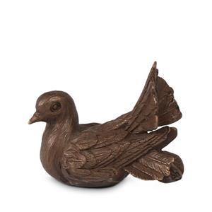 Gedenkartikelen Duif urn in brons (50ml)