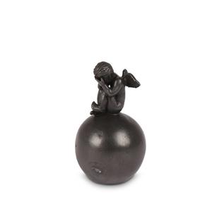 Gedenkartikelen Engel op bol urn (80ml)