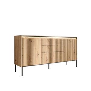 Meubella Dressoir Timoteo - Eiken - 166 cm