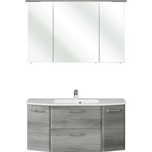 PELIPAL Badkamerserie Quickset 328 Spiegelkast inclusief ledverlichting, wastafelonderkast-combinatie (2-delig)