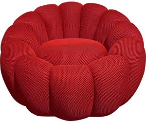 Draaifauteuil Peppo Bloom - Red