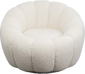 Draaifauteuil Peppo Bloom - White