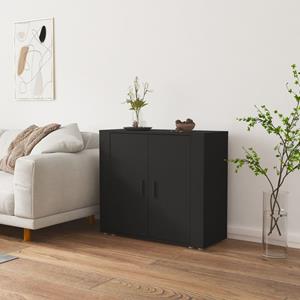 VidaXL Dressoir 80x33x70 cm bewerkt hout zwart