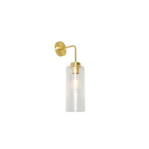 QAZQA Art Deco Wandlamp Goud Met Glas - Laura