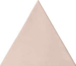 Quintessenza 3LATI driehoek tegel 13,2x11,4 Rosa Lucido