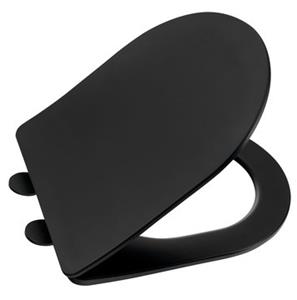 Sapho Paco soft close toiletzitting zwart