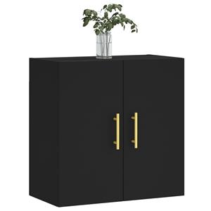 vidaXL Fächerschrank Wandschrank Schwarz 60x31x60 cm Holzwerkstoff (1-St)