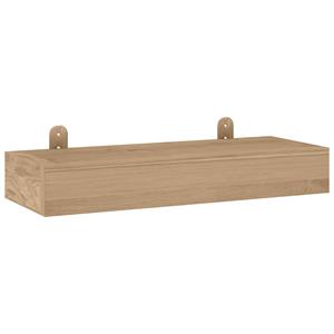 vidaXL Wandschappen 2 st 40x15x6 cm massief teakhout