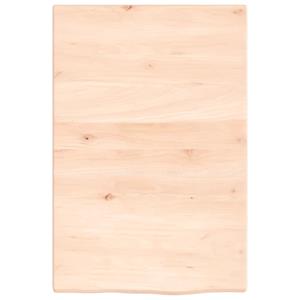 vidaXL Wandschap 40x60x2 cm onbehandeld massief eikenhout