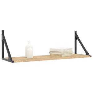 vidaXL Wandschappen 2 st 80x25x25,5 cm bewerkt hout sonoma eikenkleur