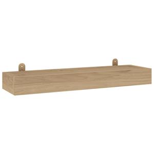 vidaXL Wandschappen 2 st 60x15x6 cm massief teakhout