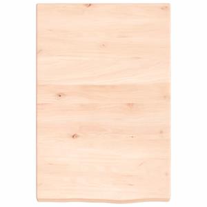 vidaXL Wandschap 40x60x(2-4) cm onbehandeld massief eikenhout