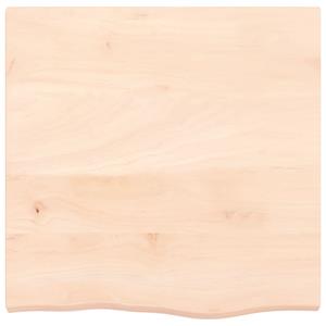vidaXL Wandschap 60x60x(2-4) cm onbehandeld massief eikenhout
