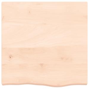 vidaXL Wandschap 60x60x(2-6) cm onbehandeld massief eikenhout