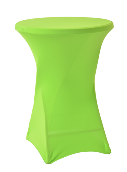LesliLiving Statafelrok voor statafel, diameter 80 tot 85 cm, lime groen