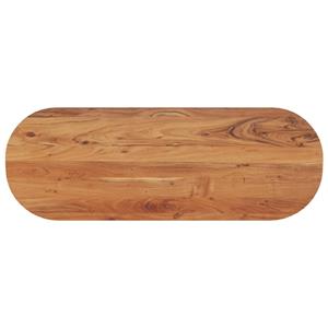 VidaXL Tafelblad ovaal 140x50x3,8 cm massief acaciahout